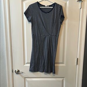 Gap Blue and White  Striped Casual Women's Dress size s